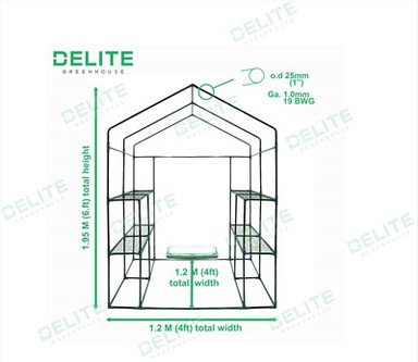 Passeja per l'hivernacle emergent Tiny Cute Greenhouse